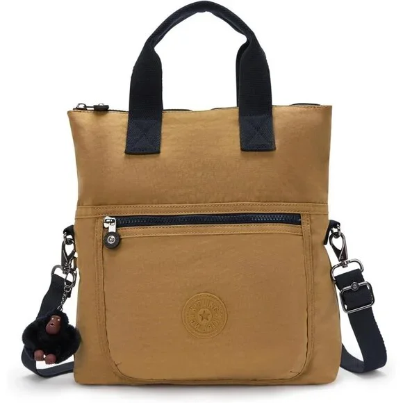 Women's Nylon Large Handbag with Zipper Exterior & Interior Pockets