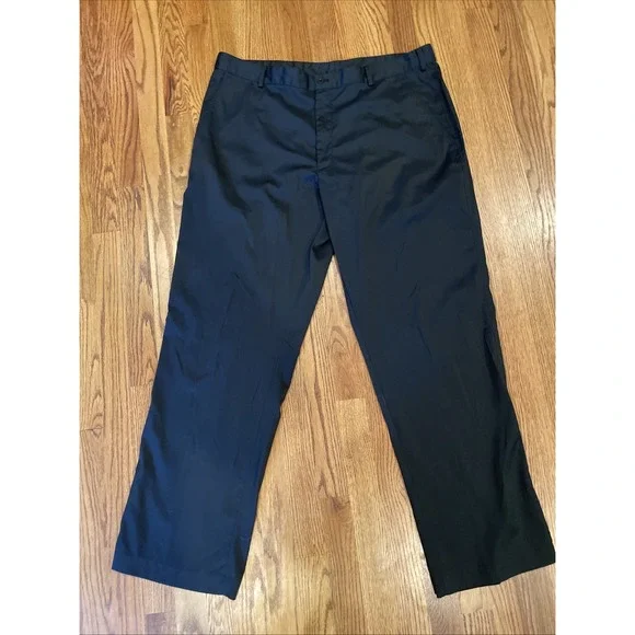 Nike Golf Men's Standard Fit Flat Front Dri Fit Pants Black‎ Size 38x32