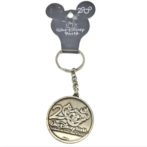Disney Parks 2000 Celebrate the Future Keychain Vintage