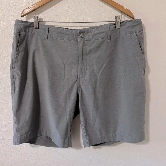 Faherty All Dat Short 9” Gray Preppy Academia Golf Casual Minimalist-38