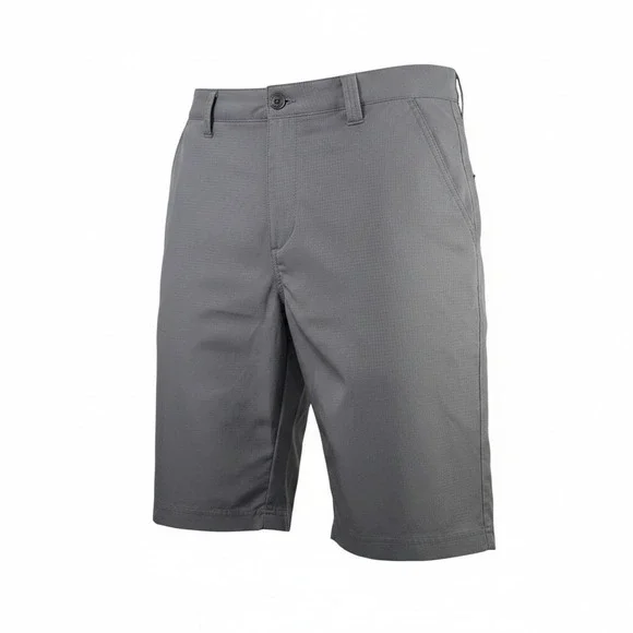 Columbia PFG Mens Gray Ripstop Fishing Shorts Performance Outdoor Size 34 35