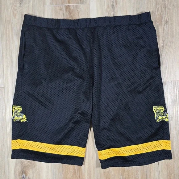 Vintage Grambling Tigers Country Louisiana College Embroider Basketball Short XL