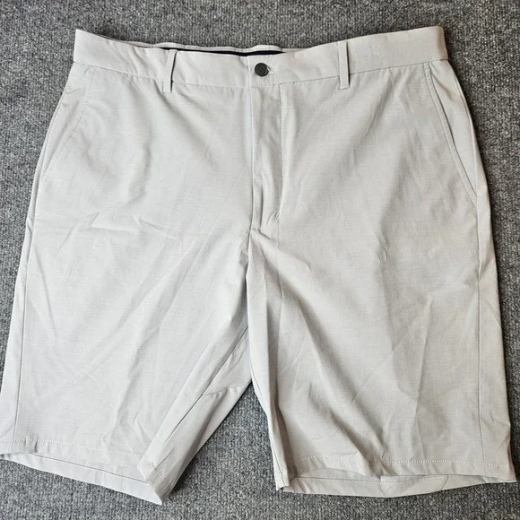 Johnnie O Men's Mulligan Shorts Size 36 Gray Golf Sports Athleisure