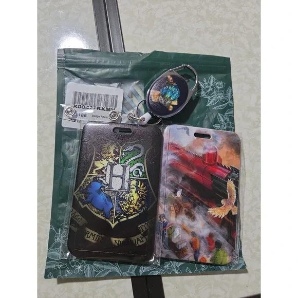 Harry Potter Badge Reel W/ 2 Badge Holders