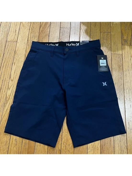 Hurley All Terrain Hybrid Walkshorts - Men's Size 28 Navy Blue