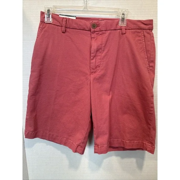 IZOD Men's SALTWATER Relaxed Classics Stretch Shorts SIZES - 30 SaltwaterRed NWT