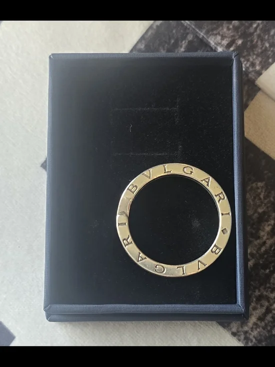 Bvlgari 925 Silver 11g Keyring