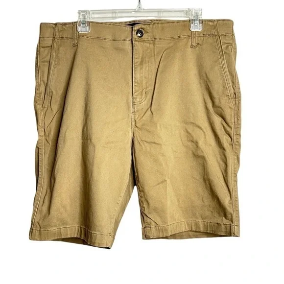 Nat Nast Brown Flat‎ Front Shorts Men’s Size W38