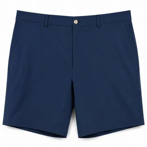 Peter Millar Crown Sport Golf Shorts Men Size 40 Blue Performance Stretch Chino