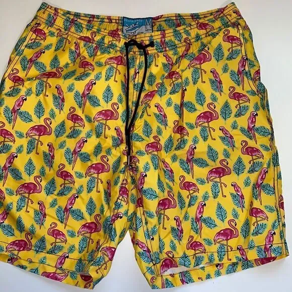 🔥Beach Bros flamingos beach,pool short sz M New
