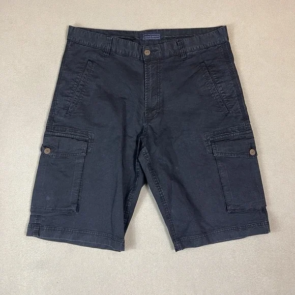 David Smith Australia Shorts‎ Mens 34 Black Cargo Short Outdoor Casual Adult