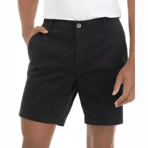Men's True Craft 7in Inseam Flat Front Casual Shorts In Black Nwt Size 40