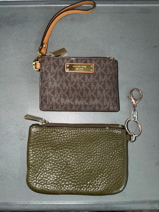 Rebecca Minikoff Michael Kors Logo’d Wristlets with Wallet & Key Pouch