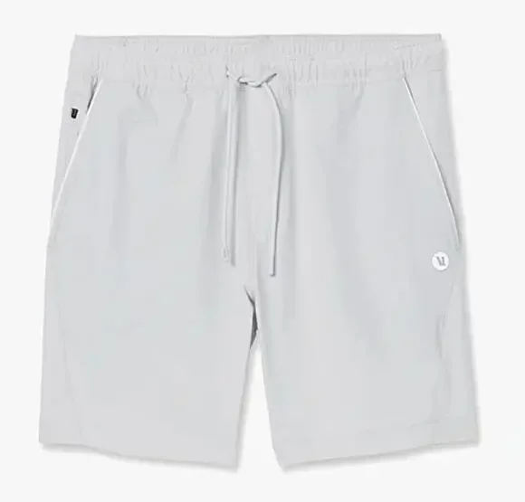 Vuori L Crosscourt Short 7” Frost Grey