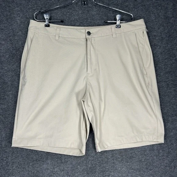 Lululemon Commission Short Mens 36 Beige Chino Preppy Classic Fit 9