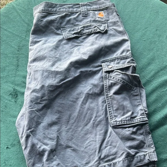 Carhartt Men's Relaxed Fit‎ Charcoal Cargo Shorts Size 50