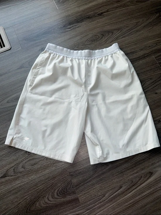 Men's White Athletic Shorts - Lightweight Performance