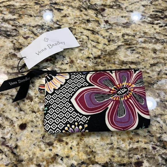 Vera Bradley KAUAI FLORAL  Zip ID Case Card Holder NWT Retail $49