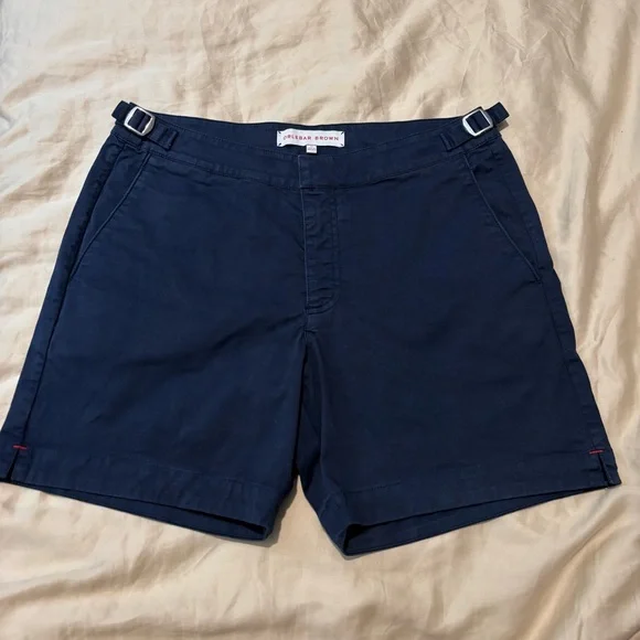 Orlebar Brown Navy Blue Men's Swim Shorts