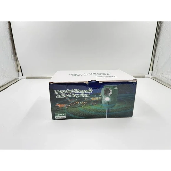 solar ultrasonic animal repellers outdoor With Motion Sensor & LED Lights