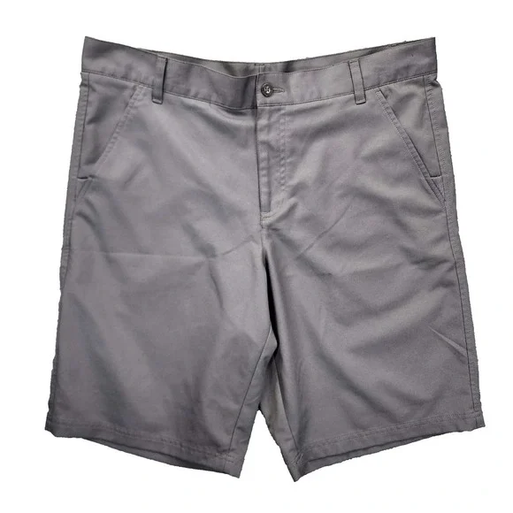 Fila Sport Golf Shorts‎ Mens 36 Gray Performance Flat Front Polyester RN 73277
