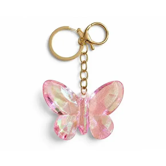 Flutter Glow Butterfly Keychain