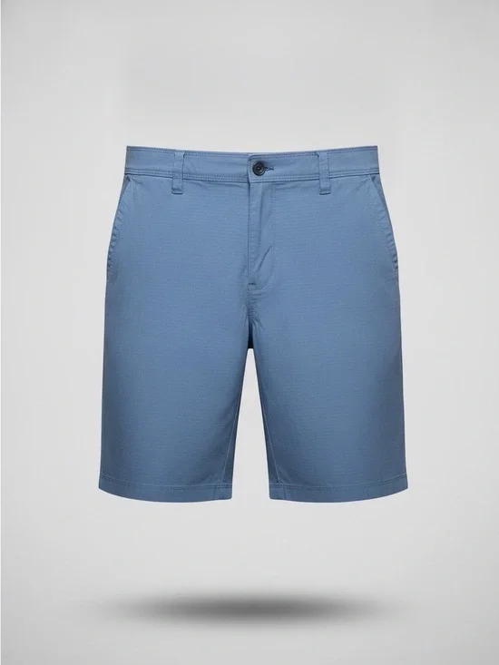 Weatherproof Vintage Men’s Golf Chino Shorts Blue Stretch Size 38