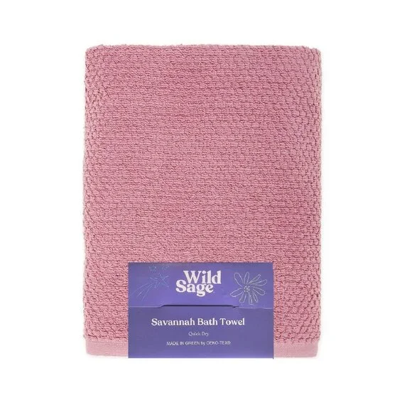 new MAUVE PINK Wild Sage Savannah Quick Dry 90% Cotton 30