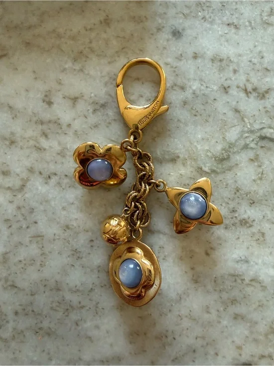 Louis Vuitton Bijoux Sac Tresor bag charm with COA