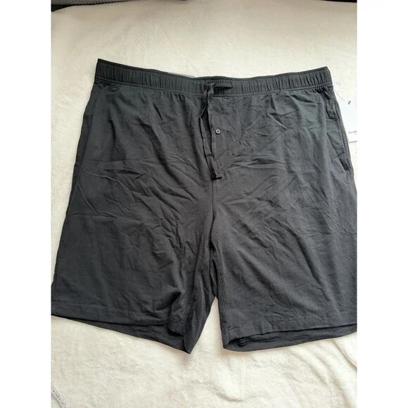 Goodfellow & Co Men's Black Knit Shorts  Elastic Waist XXL
