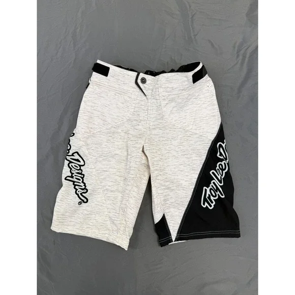 Troy Lee Designs Sprint MTB Shorts Mens 32 Gray Black Mountain Bike BMX Downhill