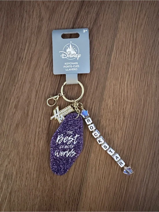 Hannah Montana Disney Purple Glitter 