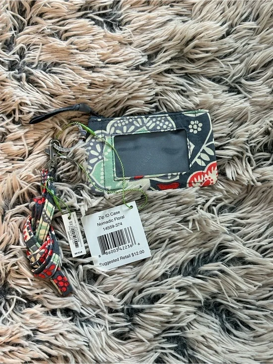 Vera Bradley Zip ID Case with Lanyard