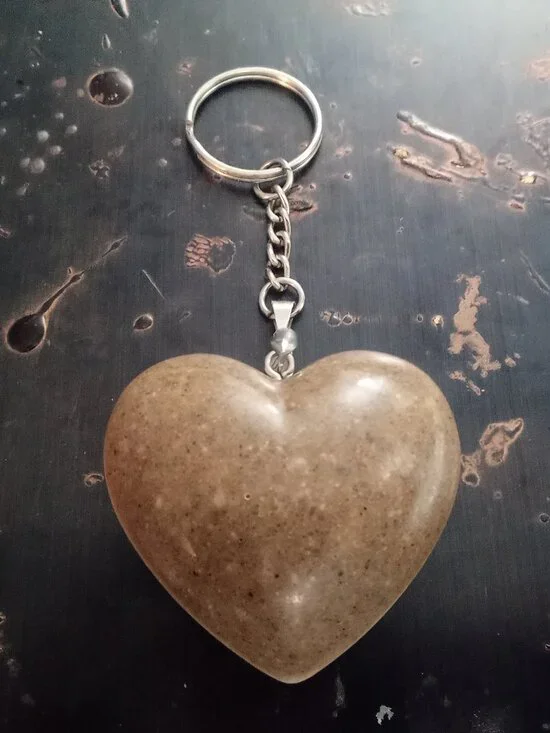 Handmade Heart Keychain