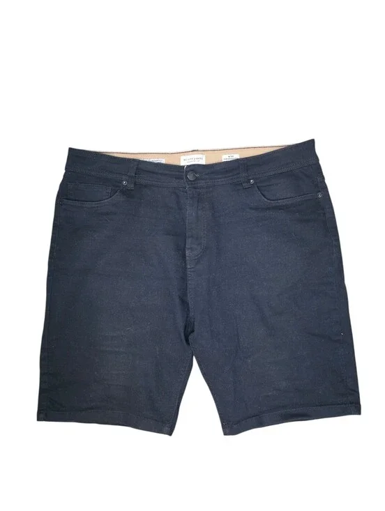 Scott James England Men’s Black Comfort Stretch Denim Shorts - Size 38
