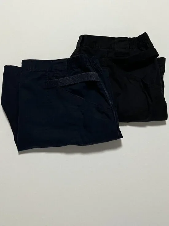 Lot of 2 5.11 Tactical Cargo Shorts Outdoor Hiking Black Navy Blue Mens size 44