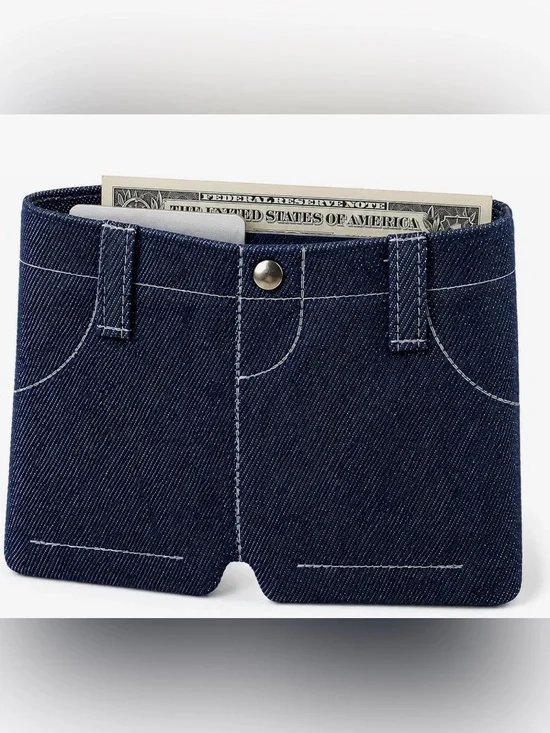 Denim Card wallet ..6 card slots