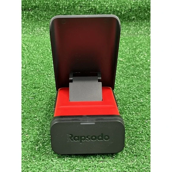 Rapsodo Mobile Golf Launch Monitor With Case Black and Red New