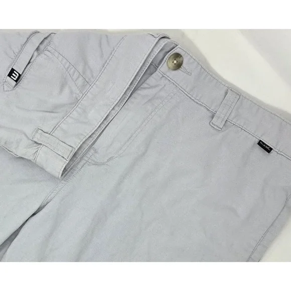 Travis Mathew Shorts Mens 38 Gray Golf Chino Performance Stretch Flat Front 9
