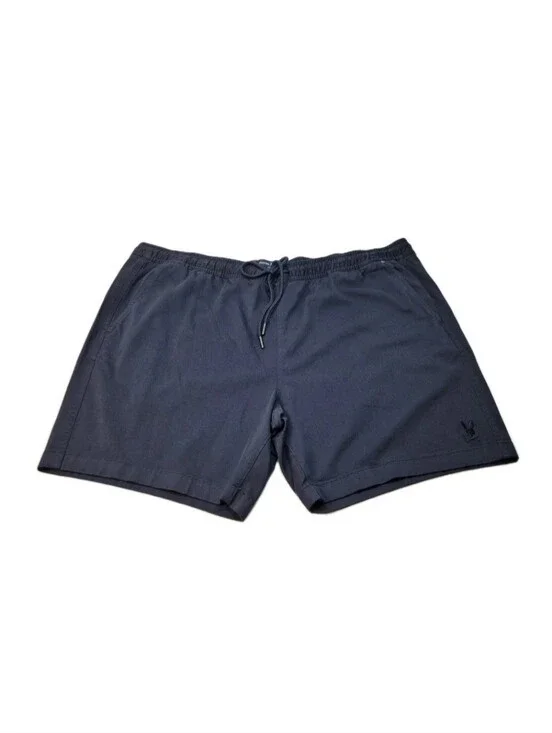 Psycho Bunny Shorts Men’s Size XXL Riviera Elastic Waist Drawstring Navy ... 30