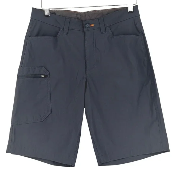 Eddie Bauer Mens Horizon Guide Shorts Gray Cargo Hiking Outdoor Size 30