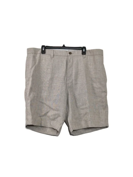 Caribbean Shorts Men's Size 42 Linen Cotton Blend Tan NWT
