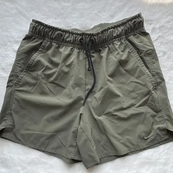 Nike Dri-FIT Men’s Green Athletic Activewear Shorts 5