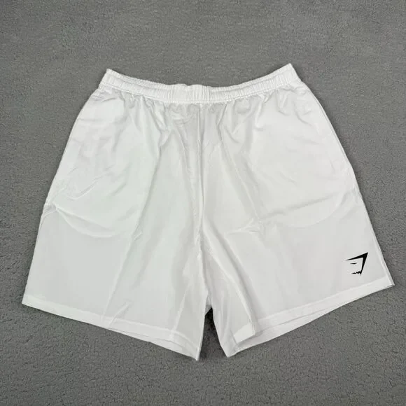 Gymshark Shorts Mens Large White Slim Arrival 7