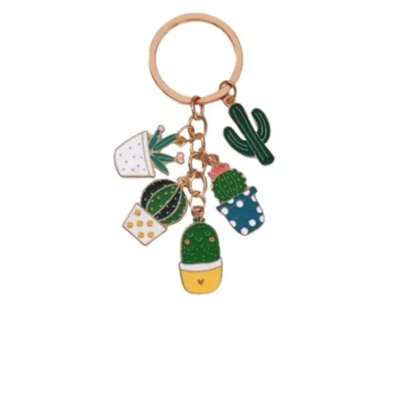 Kinsley Armelle Accessory Collection Cactus Charm Keychain*Bag Charm