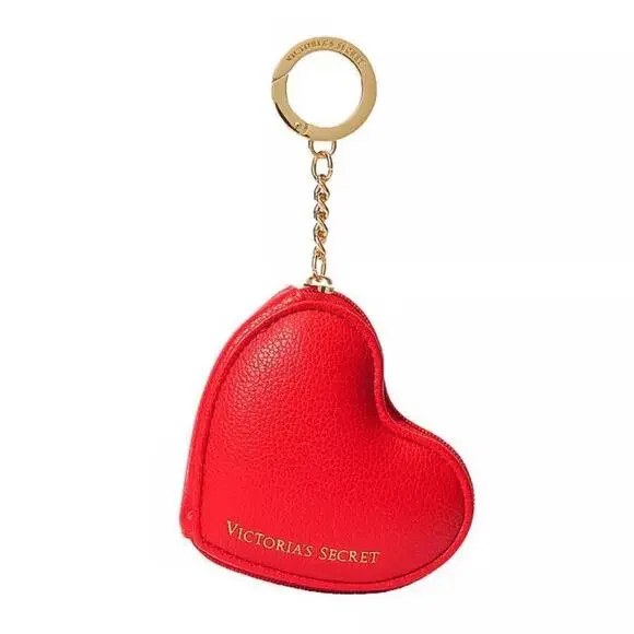 Victoria’s Secert Heart Red Pouch Keychain