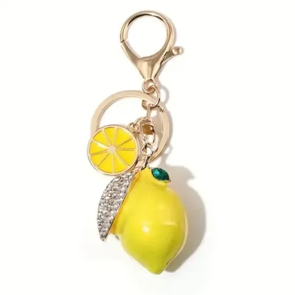 Yellow Lemon Keychain S1050