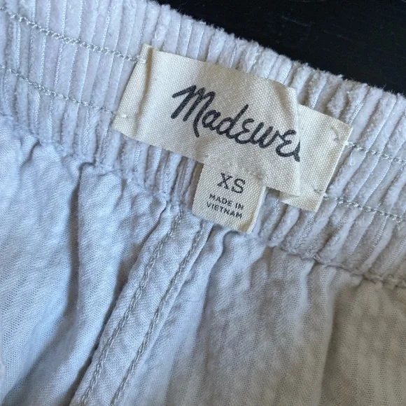 Madewell Corduroy Elastic-Waist Shorts - Cream