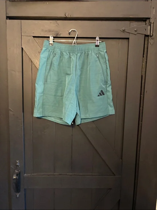 adidas Men's Teal Athletic Training Shorts