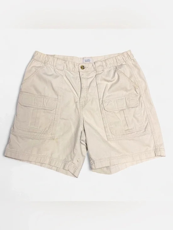 croft & barrow Khaki Utility Cargo Shorts